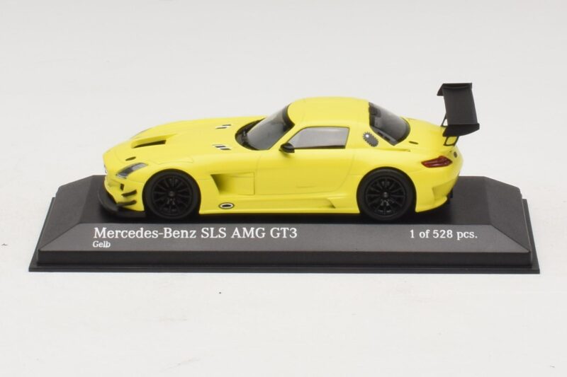 Mercedes SLS AMG GT3 Kollane Minichamps 1:43 410113201 Metall