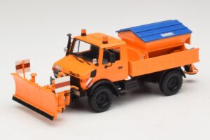 Mercedes Unimog 1300 L Lumesahk Oranž Minichamps 1:43 439033060 Metall