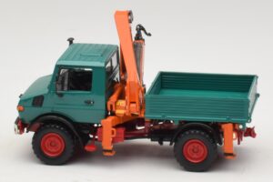 Mercedes Unimog 1300 L Kallur Laadimiskraanaga Minichamps 1:43 439033000 Metall - pilt 3/6