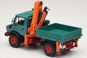 Mercedes Unimog 1300 L Kallur Laadimiskraanaga Minichamps 1:43 439033000 Metall - pilt 5/6