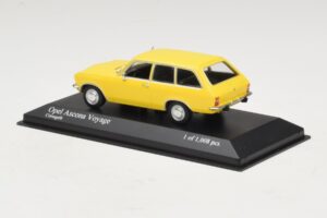 Opel Ascona A Voyage Kollane Minichamps 1:43 400045811 Metall - pilt 3/4