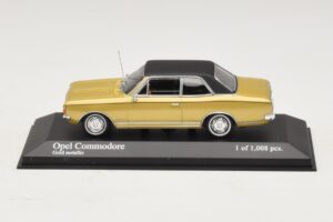 Opel Commodore A Kuldne Metallik Minichamps 1:43 430046165 Metall