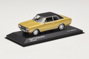 Opel Commodore A Kuldne Metallik Minichamps 1:43 430046165 Metall - pilt 2/4