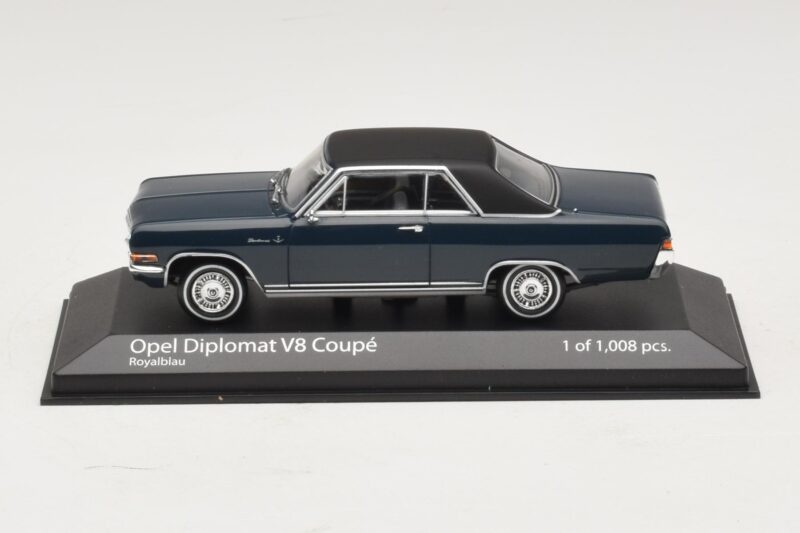 Opel Diplomat A V8 Coupe Tumesinine Minichamps 1:43 400048021 Metall