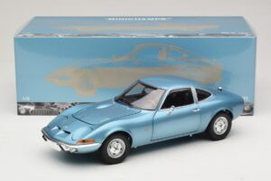 Opel GT Blue Metallic Minichamps 1:18 180049030 Metall - pilt 8/8