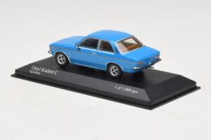 Opel Kadett C Sinine Minichamps 1:43 400048101 Metall - pilt 3/4