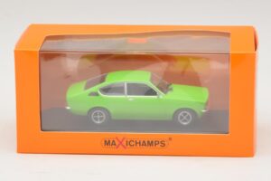 Opel Kadett C Coupe Roheline Maxichamps 1:43 940045621 Metall - pilt 4/4