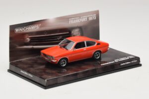 Opel Kadett C Kupee Esitlus IAA Frankfurt Punane Minichamps 1:43 436045620 Metall - pilt 2/4