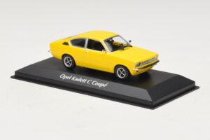 Opel Kadett C Coupe Kollane Maxichamps 1:43 940045620 Metall - pilt 3/4