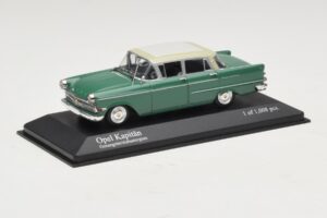 Opel Kapitan A Roheline Minichamps 1:43 400048001 Metall - pilt 2/4