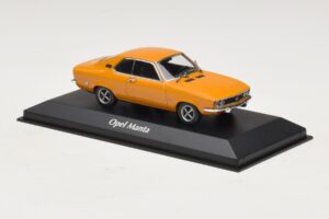 Opel Manta A Oranž Maxichamps 1:43 940045500 Metall - pilt 3/4