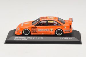Opel Omega 3000 24V #99 Jägermeister M. Reuter DTM 1991 Minichamps 1:43 400914499 Metall