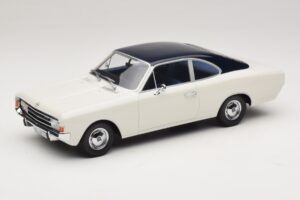 Opel Rekord C Kupee Valge Sinine Minichamps 1:18 107047021 Vaik