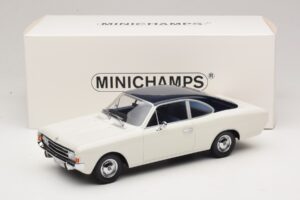 Opel Rekord C Kupee Valge Sinine Minichamps 1:18 107047021 Vaik - pilt 6/6