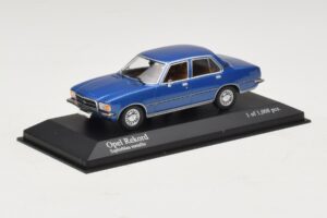 Opel Rekord D Sinine Metallik Minichamps 1:43 400044002 Metall - pilt 2/4