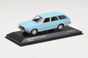 Opel Rekord D Caravan Helesinine Minichamps 1:43 400044014 Metall - pilt 2/4