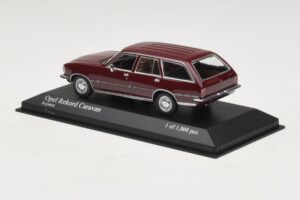 Opel Rekord D Caravan Punane Minichamps 1:43 400044012 Metall - pilt 3/4