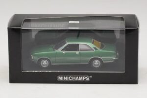 Opel Rekord D Kupee Roheline Metallik Minichamps 1:43 400044022 Metall - pilt 4/4