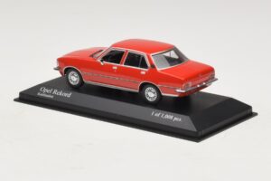 Opel Rekord D Punane Minichamps 1:43 400044004 Metall - pilt 3/4