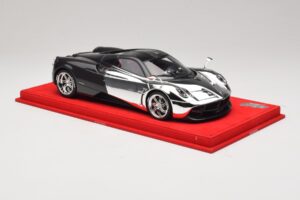 Pagani Huayra Chrome Silver Unikaalne Eksemplar BBR 1:18 P1873CM Vaik - pilt 4/7