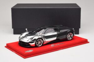 Pagani Huayra Chrome Silver Unikaalne Eksemplar BBR 1:18 P1873CM Vaik - pilt 6/7