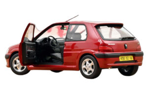 Peugeot 106 S16 Lucifer Red Norev 1:18 184921 Metall - pilt 2/3