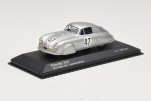 Porsche 356 #47 Sauerwein / Brunet 24 Hours of Le Mans 1951 Minichamps 1:43 400516747 Metall - pilt 2/4