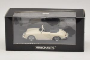 Porsche 356 B Kabriolett Elevandiluu Valge Minichamps 1:43 400064332 Metall - pilt 4/4