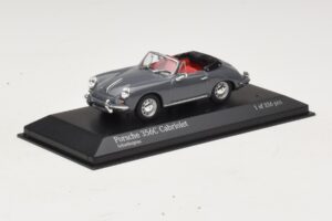 Porsche 356C Cabriolet Hall Minichamps 1:43 430062339 Metall - pilt 2/4