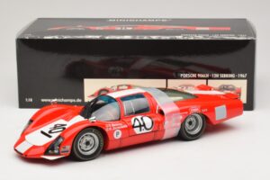 Porsche 906 LH Squadra Tartaruga #40 D. Spoerry / R. Steinemann 12 Hours of Sebring 1967 Minichamps 1:18 100676140 Metall - pilt 8/8