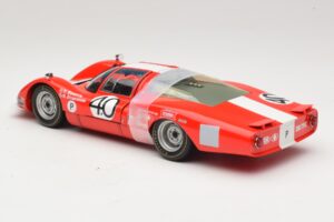 Porsche 906 LH Squadra Tartaruga #40 D. Spoerry / R. Steinemann 12 Hours of Sebring 1967 Minichamps 1:18 100676140 Metall - pilt 7/8