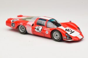 Porsche 906 LH Squadra Tartaruga #40 D. Spoerry / R. Steinemann 12 Hours of Sebring 1967 Minichamps 1:18 100676140 Metall - pilt 6/8