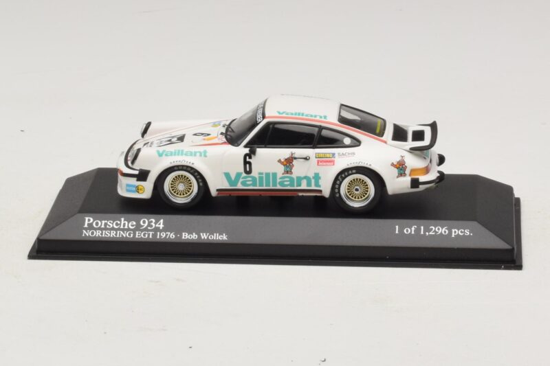 Porsche 911 934 Vaillant #6 B. Wollek Norisring EGT 1976 Minichamps 1:43 Porsche 911 934 Vaillant #6 B. Wollek Norisring EGT 1976 Minichamps 1:43 400766496 Metall