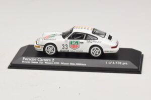 Porsche 911 964 Carrera 2 #33 M. Hakkinen Monaco Carrera Cup Winner 1993 Minichamps 1:43 430936033 Metall