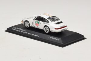 Porsche 911 964 Carrera 2 #33 M. Hakkinen Monaco Carrera Cup Winner 1993 Minichamps 1:43 430936033 Metall - pilt 3/4