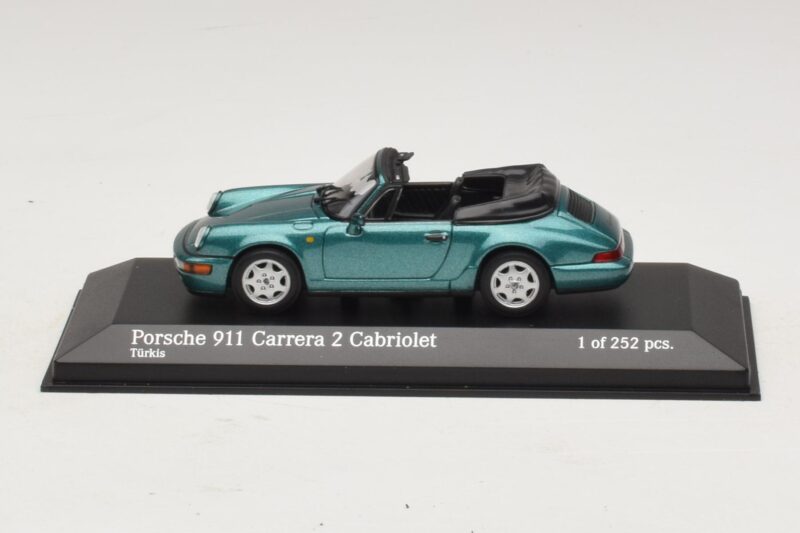 Porsche 911 964 Carrera 2 Cabriolet Türkiissinine Minichamps 1:43 Porsche 911 964 Carrera 2 Cabriolet Türkiissinine Minichamps 1:43 430067332 Metall