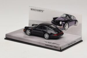 Porsche 911 964 Turbo S 3.6 30. Aastapäev Must Minichamps 1:43 436069171 Metall - pilt 3/5