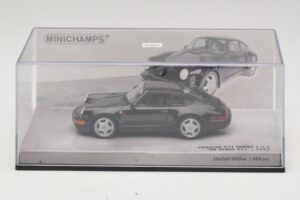 Porsche 911 964 Turbo S 3.6 30. Aastapäev Must Minichamps 1:43 436069171 Metall - pilt 4/5