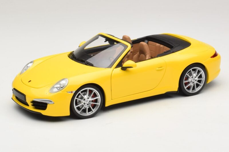 Porsche 911 991 Carrera S Kabriolett Kollane Minichamps 1:18 100061031 Metall