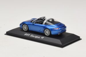Porsche 911 991 Targa Sinine Metallik Minichamps 1:43 WAP0200350E Metall - pilt 3/4