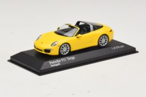 Porsche 911 991 Targa Kollane Minichamps 1:43 410062441 Metall - pilt 2/4