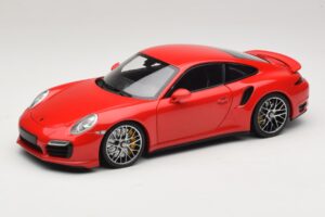 Porsche 911 991 Turbo S Punane Minichamps 1:18 110062320 Metall