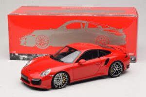 Porsche 911 991 Turbo S Punane Minichamps 1:18 110062320 Metall - pilt 8/8
