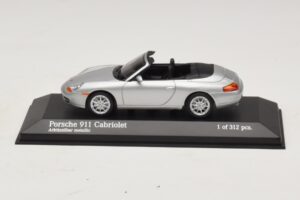 Porsche 911 996 Kabriolett Hõbe Metallik Minichamps 1:43 400061091 Metall