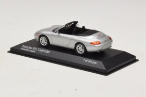 Porsche 911 996 Kabriolett Hõbe Metallik Minichamps 1:43 400061091 Metall - pilt 3/4