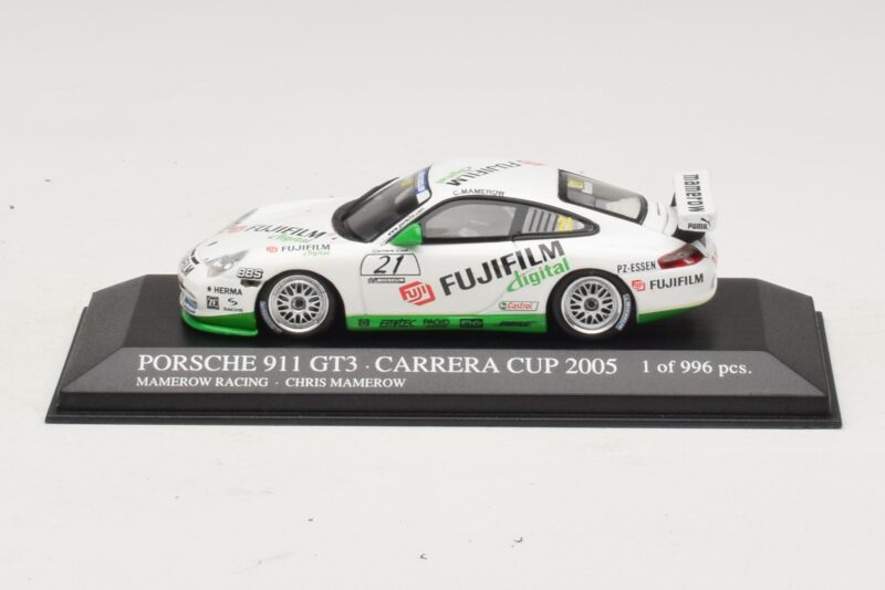 Porsche 911 996 GT3 Cup #21 Mamerow Porsche Carrera Cup Deutschland 2005 Minichamps 1:43 Porsche 911 996 GT3 Cup #21 Mamerow Porsche Carrera Cup Deutschland 2005 Minichamps 1:43 403056221 Metall