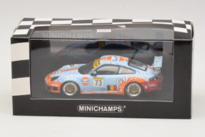 Porsche 911 996 GT3 RSR Gulf #73 Lefort / Lambert 1000km Spa 2005 Minichamps 1:43 400056473-P1 Metall - pilt 4/4