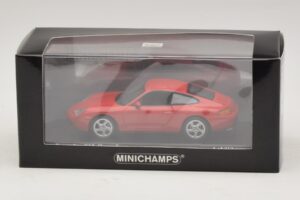 Porsche 911 996 Punane Minichamps 1:43 400061181 Metall - pilt 4/4