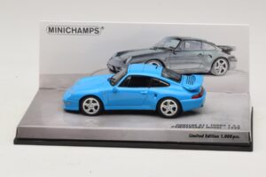 Porsche 911 996 Turbo S 3.6 Juubeliväljaanne Sinine Minichamps 1:43 436069270 Metall