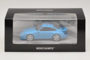 Porsche 911 996 Turbo S 3.6 Juubeliväljaanne Sinine Minichamps 1:43 436069270 Metall - pilt 5/5